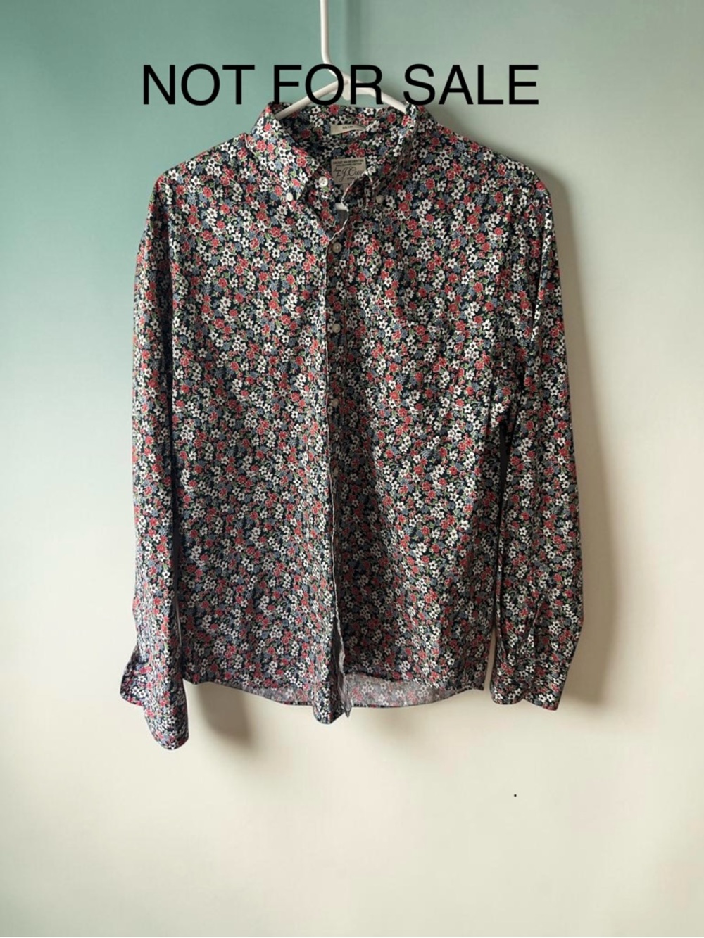 NOT FOR SALE Vintage J.Crew design featuring a vibrant, multicolored "ditsy"